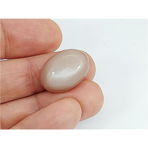 HUGE PEACH MOONSTONE "CAT EYE" EFFECT 35.915 ct.