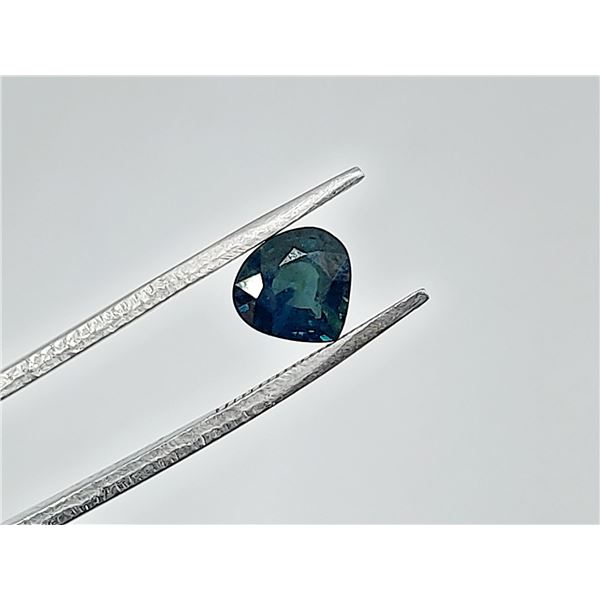 NATURAL GREENISH BLUE SAPPHIRE 1.335 ct.