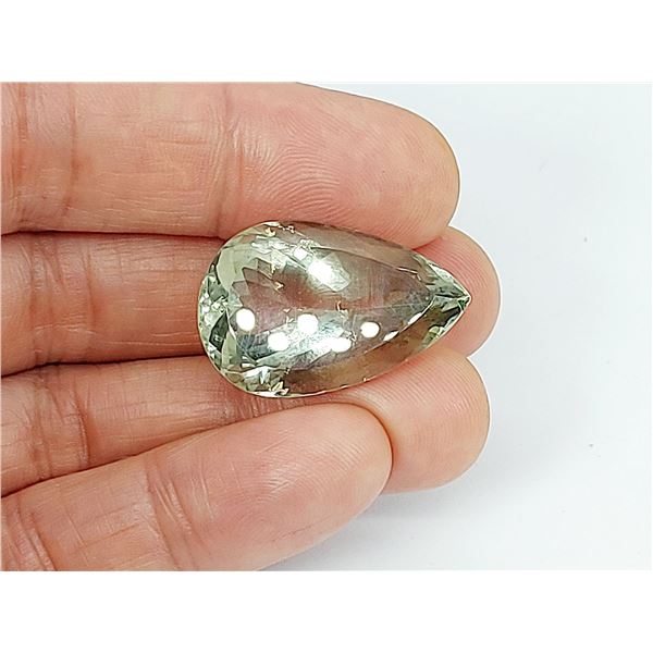 BIG PRASIOLITE - GREEN AMETHYST 48.245 ct.