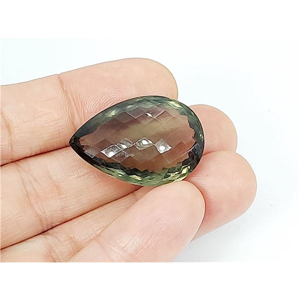 HUGE PRASIOLITE - GREEN AMETHYST 65.765 ct.