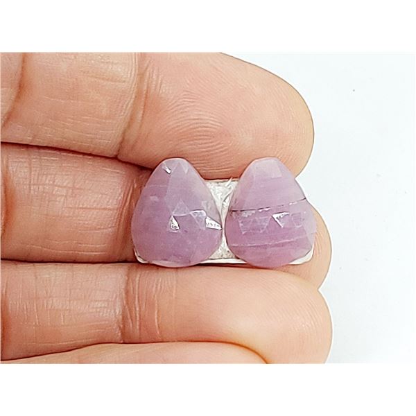 NATURAL PINK SHEEN ROSE-CUT SAPPHIRE 15.75 ct.