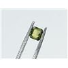 Image 1 : ATTRACTIVE YELLOWISH GREEN SAPPHIRE 0.73 ct.