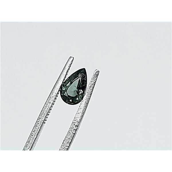 SUPERB BLUISH GREEN SAPPHIRE 0.82 ct.