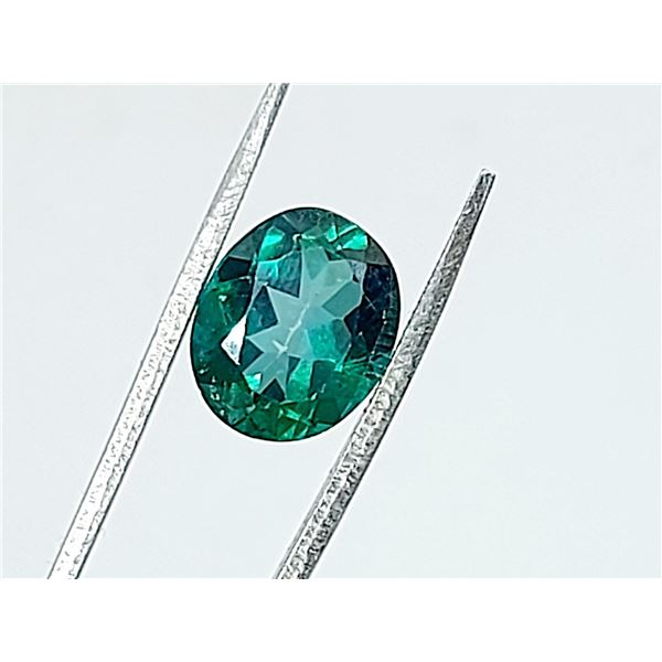 EXCEPTIONAL GREEN TOPAZ 5.20 ct.