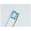 Image 1 : NATURAL BLUE ZIRCON (NOT CUBIC ZIRCONIA !) 1.62 ct.