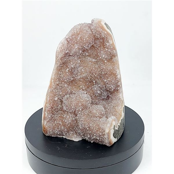 RARE VARIETY PINK AMETHYST DRUZY WITH NODULES