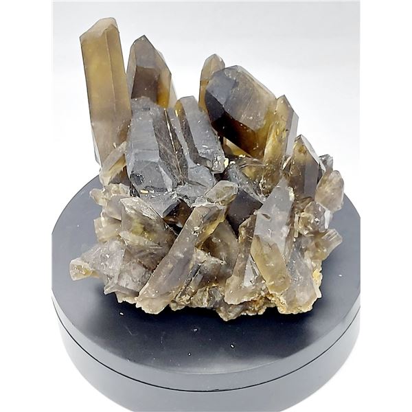 EXCEPTIONAL SMOKEY QUARTZ CLUSTER