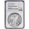 Image 1 : 2021-S T-2 Eagle Landing $1 Proof American Silver Eagle Coin NGC PF69 Ultra Cameo