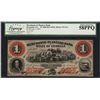 Image 1 : 1859 $1 Merchants & Planters Bank Savannah, GA Obsolete Note Legacy Ch. About New 58PPQ
