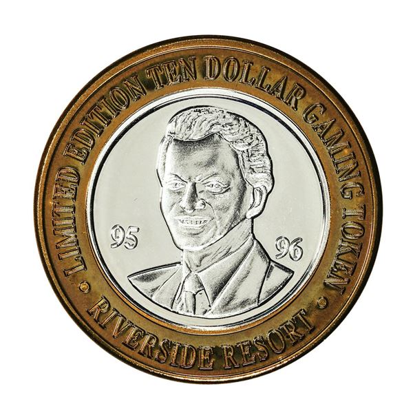 .999 Silver Riverside Resort Casino Laughlin, NV $10 Limited Edition Gaming Token