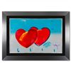Image 1 : Peter Max "Two Hearts" Original Mixed Media on Paper