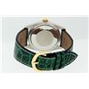 Image 7 : Rolex Men's Two Tone Green Malachite Diamond and Emerald Datejust Wristwatch