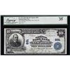 Image 1 : 1902 $10 National Park Bank of New York, NY CH# 891 National Currency Note VF35