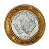 Image 1 : .999 Fine Silver Four Queens Las Vegas, NV $10 Limited Edition Gaming Token