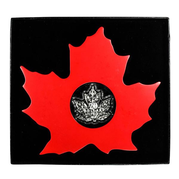 2015 $20 Canada Proof Maple Leaf Silver Coin in Display Box w/ COA