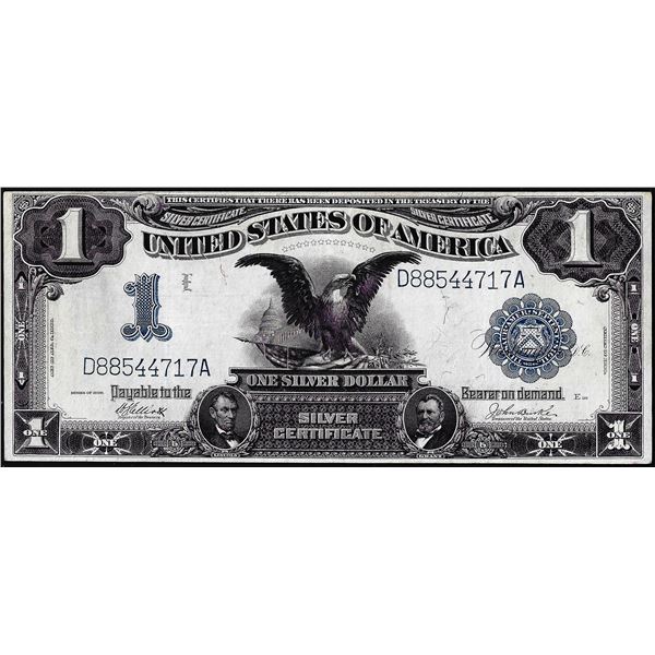 1899 $1 Black Eagle Silver Certificate Note
