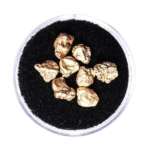 Lot of Gold Nuggets 3.59 Grams Total Weight