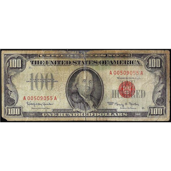 1966 $100 Legal Tender Note