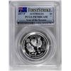 Image 1 : 2017-P $1 Australia Proof Year of the Rooster Silver Coin PCGS PR70DCAM First Strike