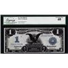 Image 1 : 1899 $1 Black Eagle Silver Certificate Note Fr.234 Legacy Extremely Fine 40