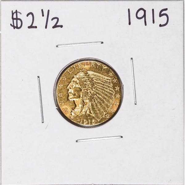 1915 $2 1/2 Indian Head Quarter Eagle Gold Coin