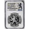 Image 1 : 2017 Netherlands Proof Lion Dollar Restrike Silver Coin NGC PF70 Ultra Cameo FYOI