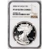 Image 1 : 2004-W $1 Proof American Silver Eagle Coin NGC PF69 Ultra Cameo