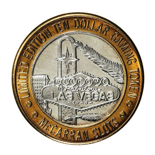 .999 Silver McCarran International Airport Las Vegas, NV $10 Limited Casino Token