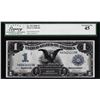 Image 1 : 1899 $1 Black Eagle Silver Certificate Note Fr.232 Legacy Extremely Fine 45