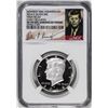Image 1 : 2014-S High Relief Kennedy Half Dollar Coin NGC SP69 DPL Enhanced Finish Kennedy Signed
