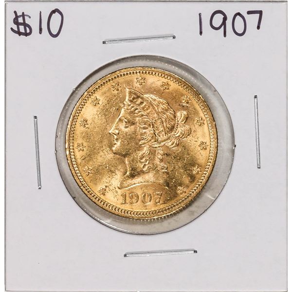 1907 $10 Liberty Head Eagle Gold Coin