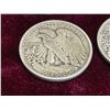 Image 20 : WALKING LIBERTY SILVER HALF DOLLAR - FOUR COINS
