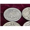 Image 5 : WALKING LIBERTY SILVER HALF DOLLAR - FOUR COINS