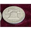 Image 15 : FRANKLIN SILVER HALF DOLLARS - THREE COINS