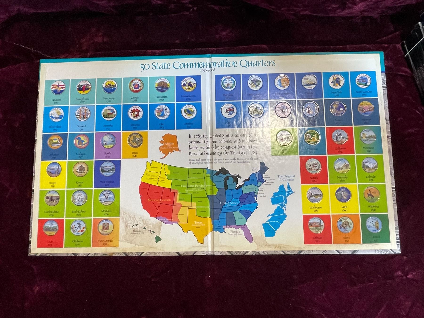 Color Us Quarters COLORIZED STATE QUARTERS