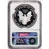 Image 2 : 2016-W Lettered Edge $1 Proof American Silver Eagle Coin NGC PF70 Ultra Cameo Moy Signed