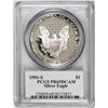Image 2 : 1991-S $1 Proof American Silver Eagle Coin PCGS PR69DCAM Edmund Moy Signature
