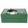 Image 7 : Rolex Ladies Stainless Steel Diamond and Emerald Datejust Wristwatch