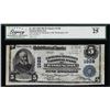 Image 1 : 1902 $5 Farmers & Mechanics NB of Washington, DC CH# 1928 National Currency Note VF25