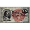 Image 1 : March 3, 1863 Fourth Issue Fifteen Cents Fractional Currency Note