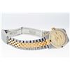 Image 7 : Rolex Men's Two Tone Champagne Diamond & Sapphire Datejust Wristwatch