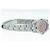 Image 7 : Rolex Ladies Stainless Steel Salmon Arabic Diamond and Emerald Datejust Wristwatch