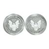 Image 2 : Lot of 2018-W & 2019-W $1 Proof American Silver Eagle Coins