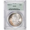 Image 1 : 1902-O $1 Morgan Silver Dollar Coin PCGS MS65 Old Green Holder Nice Toning