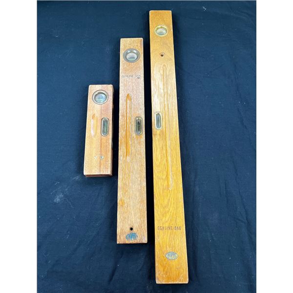 Vintage Hoppe Wooden Levels