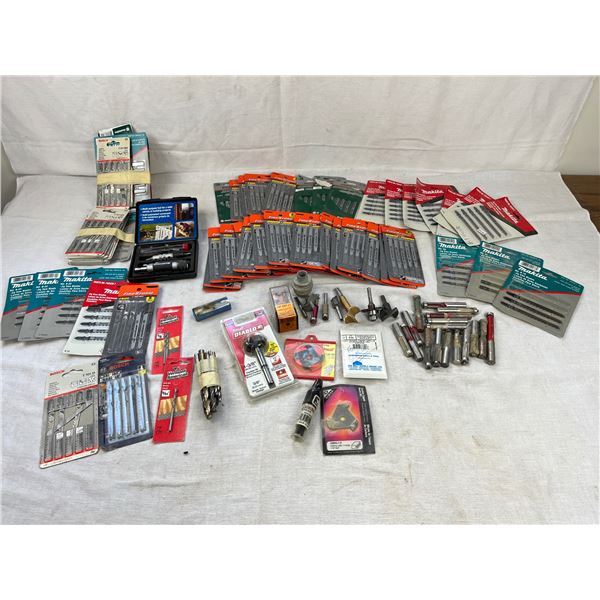 Jig Saw Blades, Router Bits, Drill Bits