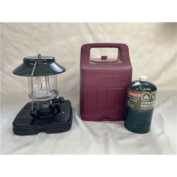 Coleman Propane Lantern and Case