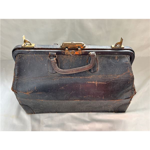 Antique Leather Doctors Bag