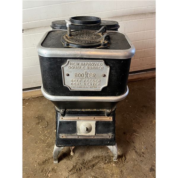 Vintage Booker Self Feeder Coal Heater