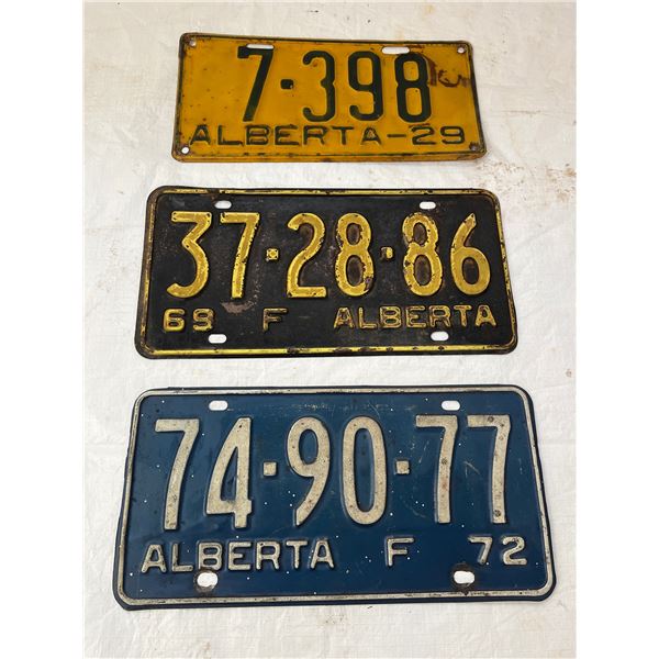 Alberta Licence Plates